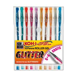 KOH.I.NOOR ASTUCCIO 10 ROLLER KOH-I-GEL GLITTER