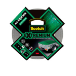 Nastro adesivo EXTRA resistente alte temperature 48mmx27,4m nero Scotch