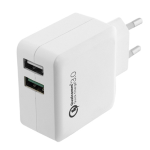 Caricatore rapido a 2 porte USB-C e USB-A da 20 W EW1321 Ewent