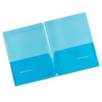 ITERNET Conf 5 cartellina doppia tasca PP blu Plastidea