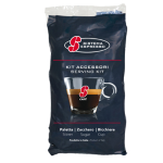 ESSSE CAFFE' Serving Kit 50 bicchierini +50 bustine zucchero +50 palettine EssseCaffE'