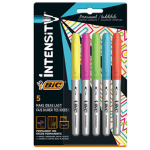 Astuccio 5 marcatori Intensity punta tonda colori assortiti Rainbow BIC