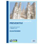 DATA UFFICIO Blocco Preventivi ContabilitA' e SocietA' 50/50 copie autoric. DU1670C0000