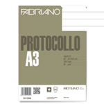 Protocollo 1rigo 200fg 60gr f.to A3 chiuso (21x29,7cm) Fabriano