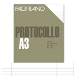 Protocollo uso bollo 200fg 60gr f.to A3 chiuso (21x29,7cm) Fabriano