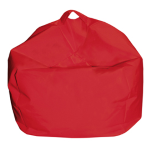 King Collection Pouf Comodone rosso H 62x65 D cm