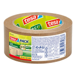 Nastro adesivo 25mt x 50mm Tesapack Paper ultra strong ecoLogo avana Tesa