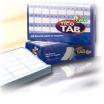 Scatola 4000 etichette adesive TAB1-1003 100x36,2mm corsia singola Tico
