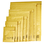 10 Buste imbottite GOLD B 12X21cm UTILE avana MAIL LITE SEALED AIR