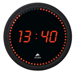 Orologio a LED da parete D30cm HORLED Alba