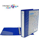 Raccoglitore KingShow 30 A4 4D blu 22X30cm personalizzabile STARLINE