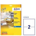 Etichetta adesiva J8168 bianca 25fg A4 199,6x143,5mm (2et/fg inkjet Avery