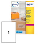 Poliestere adesivo L7567 trasparente 25fg A4 210x297mm (1et/fg laser Avery