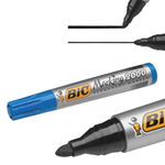 SCATOLA 12 MARCATORI 2000 BLU P.TONDA PERMANENTE BIC