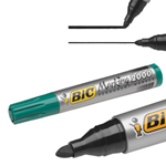 SCATOLA 12 MARCATORI 2000 VERDE P.TONDA PERMANENTE BIC