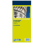 DATA UFFICIO Blocco scontrino 2 sezioni 100copie num. verde 5,8X13cm DU160000040 DU