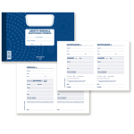 DATA UFFICIO Blocco libretto delle giustificazioni 25copie 21,5x14,8cm DU3026PS000 DU