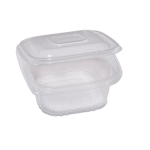 Cuki Professional Pack 50 contenitori in PP con coperchio incernierato 12x12cm Cuki