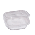 Cuki Professional Pack 50 contenitori in PP con coperchio incernierato 15,5x15,5cm H3,7cm Cuki