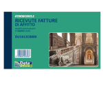 DATA UFFICIO Blocco ricevute/fatture affitto 50/50copie autor. 10x16,8cm DU1612C0000