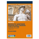 DATA UFFICIO Blocco registro onorari/fatture ricevute sanitarie 50/50 autoric. DU16547N000