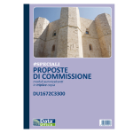 DATA UFFICIO Blocco Proposte Commissione 33/33/33copie autor. 29,7x21,5cm DU1672C3300