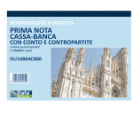 DATA UFFICIO Blocco prima nota cassa 50/50copie autor. 21,5x29,7cm DU16804C000