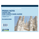 DATA UFFICIO Blocco prima nota cassa/iva c/conto dare-avere 50/50copie autor. DU16832C000