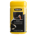 FELLOWES Confezione DA 100 SALVIETTE PULISCI SCHERMO