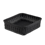 Cestino Vanity polipropilene quadrato 32,5x32,5x10h cm nero Leone