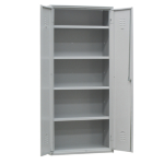 Fasma Armadio multiuso in metallo a 2 ante 80x40xH180cm GRIGIO