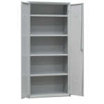 Fasma Armadio multiuso in metallo a 2 ante 100x40xH180cm GRIGIO