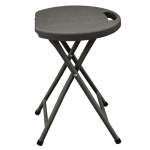Garden Friend Sgabello pieghevole in HDPE bianco Horeca