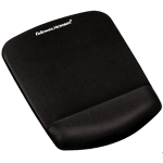 Mousepad con poggiapolsi in FoamFusion Microban PlusTouch nero Fellowes