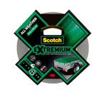 Nastro adesivo EXTRA resistente alte temperature 48mmx27,4m nero ScotchÂ®