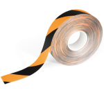 Nastro adesivo rimovibile per segnalazioni da terra 50mmx15m giallo/ner Durable