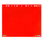 Conf. 5 Buste forate per supporti magnetici ad anelli f.to A4 rosso Tarifold