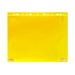 Conf. 5 Buste forate per supporti magnetici ad anelli f.to A4 giallo Tarifold