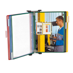 Djois by Tarifold Kit Leggio da muro in metallo + 10 buste f.to A3 multicolor Djois