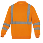 DELTAPLUS Felpa sportiva Astral alta visibilitA' Tg. XL arancio fluo