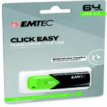 Emtec Memoria USB B110 USB3.2 Clickeasy 64GB verde