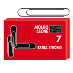 MOLHO LEONE SCATOLA 25 FERMAGLI N.7 MM75 ZINCATI LEONE