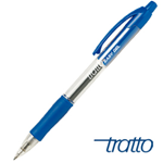 Penna sfera scatto EASY GEL tratto 0,5mm blu TRATTO