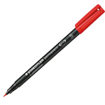 STAEDTLER PENNARELLO LUMOCOLOR PERMANENT 313 SF 0.4MM ROSSO