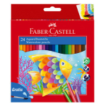FABER-CASTELL ASTUCCIO 24 PASTELLI COLORATI ACQUERELLABILI RED RANGE FABER CASTELL