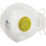 DELTAPLUS Scatola 10 MASCHERINE FILTRANTI FFP2 con valvola - pieghevole vert.