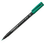 STAEDTLER PENNARELLO LUMOCOLOR PERMANENT 313 SF 0.4MM VERDE