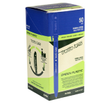 Scatola 50 penna blu Tratto 1 Green punta media 1.0mm