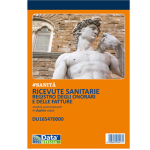 DATA UFFICIO Blocco ricevute sanitarie 50x2 autorical. 21,5x14,8cm DU165470000