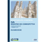 DATA UFFICIO Registro corrispettivi mensili 24x2 autoricalcante DU168524C00